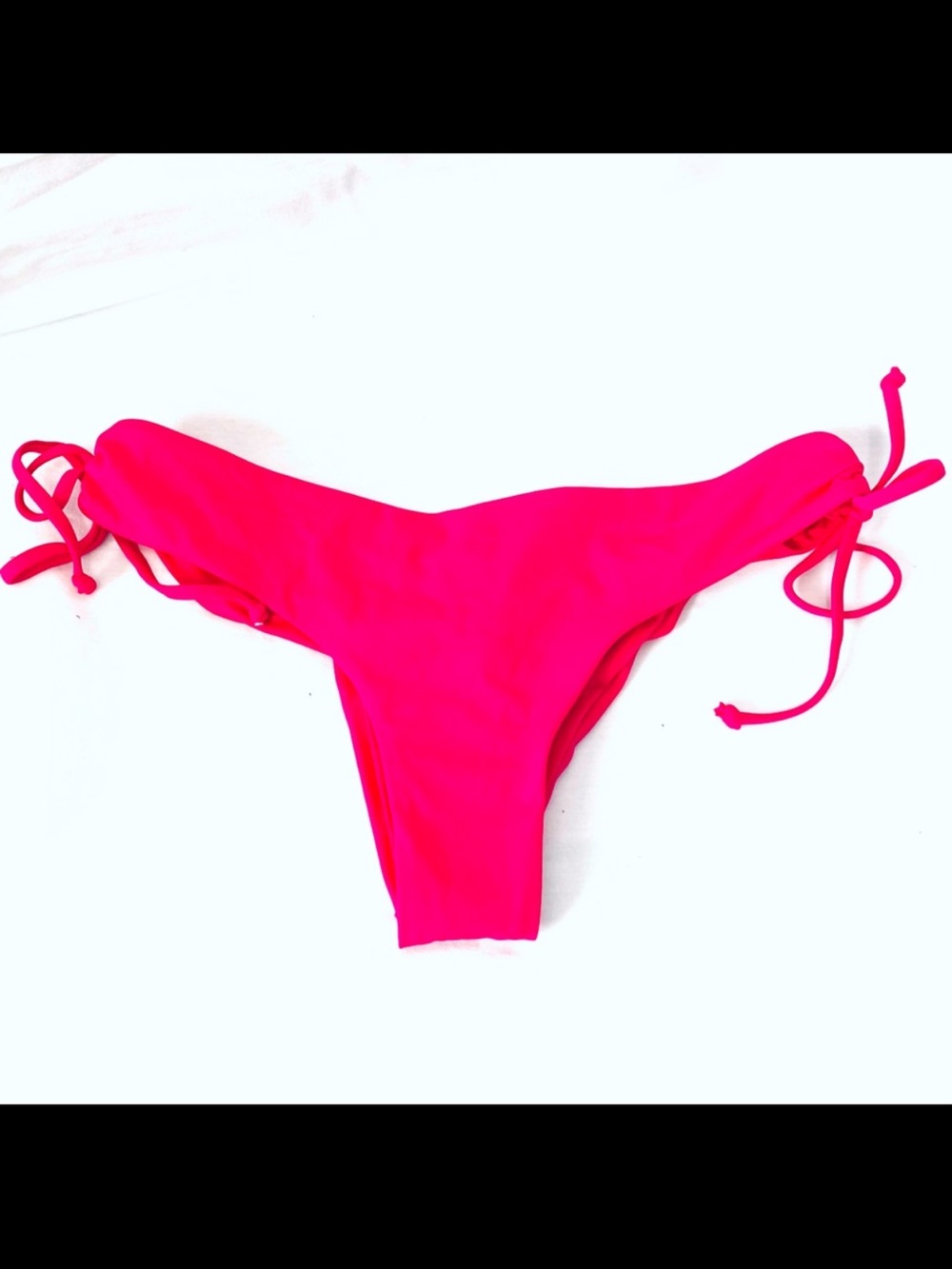 Altar’d State Vibrant Pink Gathered Bikini Bottom